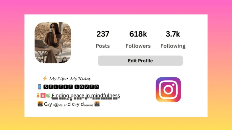 Instagram bio for girls image