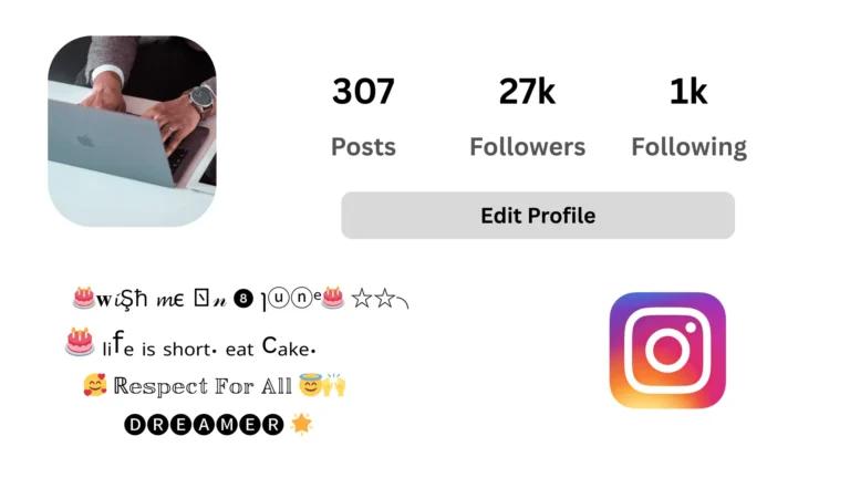 Instagram VIP Bio Image